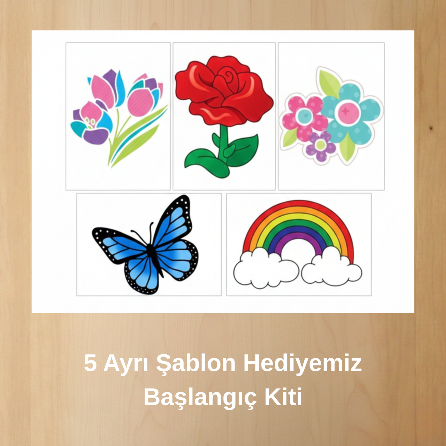 36 Parça Punch Nakış Seti Renkli Dünyalar